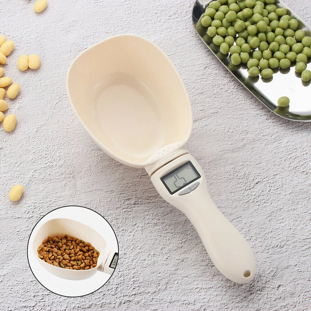 Pet Food Measuring Scoop Electronic Dog Food Measuring Cup Digital Spoon Scale