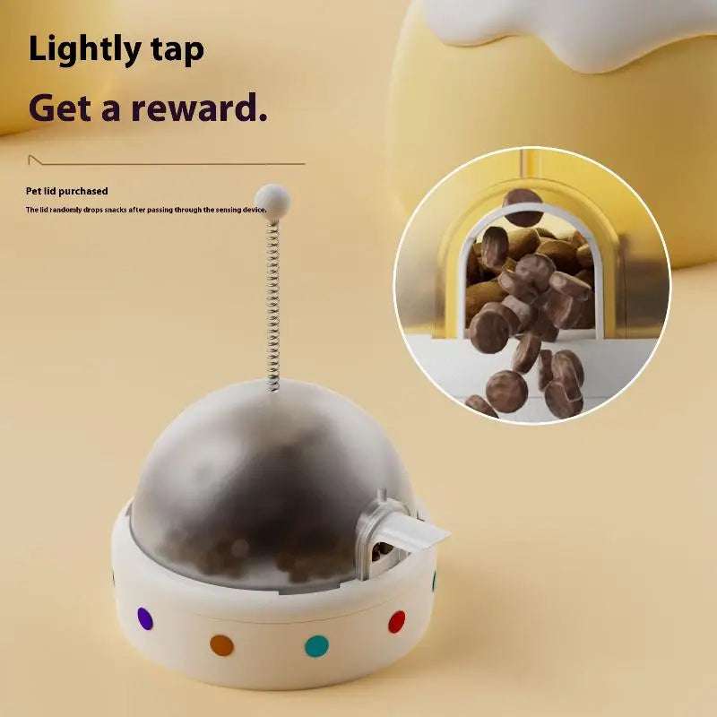 Pet Dog Food Dispenser With Ball Funny Feeder Toy Interactive Training Food Dispenser