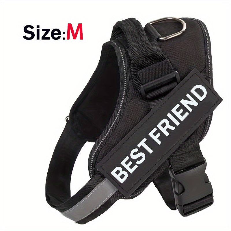 Breathable Adjustable Dog Chest Strap With Control Handle For Outdoor Walking